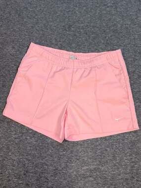 Nike Women's Small (4-6)Sportswear One Repel Mid-Rise 3" Athletic Shorts - Pink